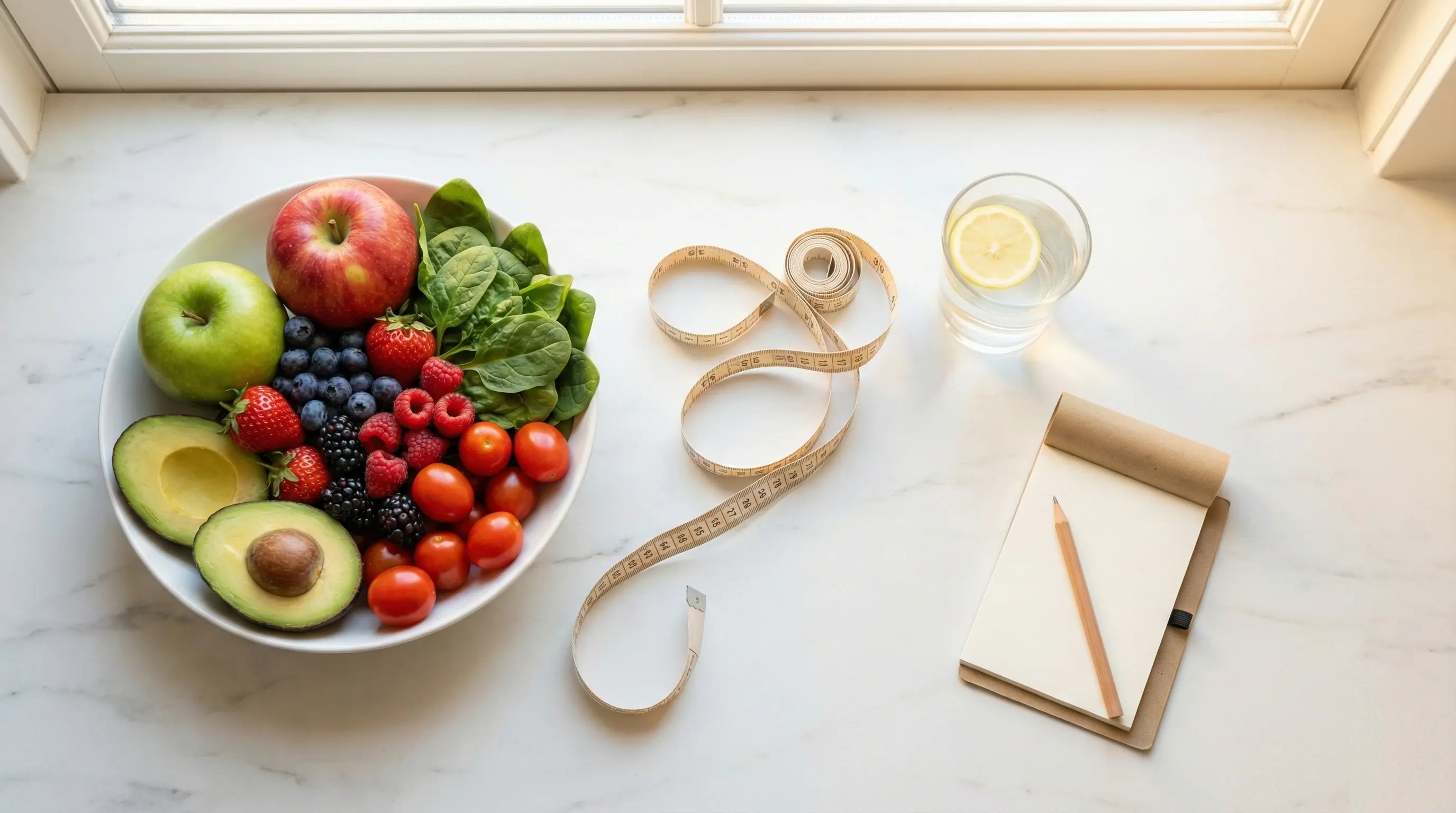 Zdrowe odchudzanie – owoce, warzywa i centymetr krawiecki